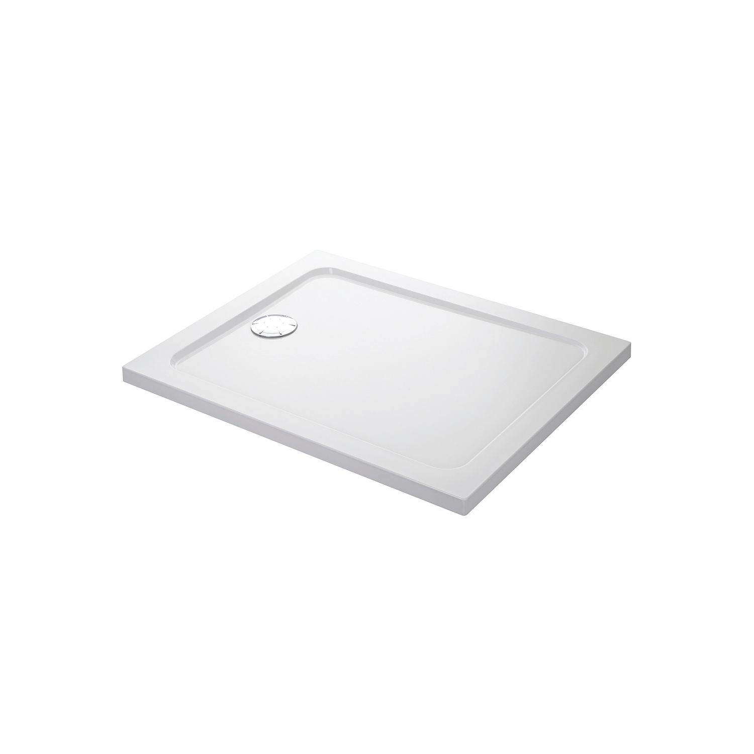 Mira Flight Low Rectangular Shower Tray White 1600mm x 760mm x 40mm (7100X)