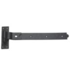 Smith & Locke Black Powder-Coated Cranked Gate Hinge Hook & Band 165mm x 612mm x 51.5mm