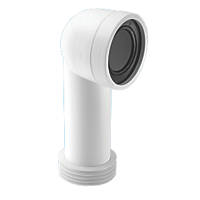 McAlpine  WC-CON8 90° WC Pan Connector White 110mm