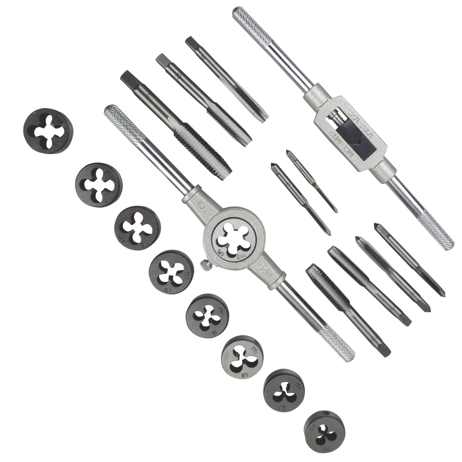 Essentials M3-M12 Metric Tap & Die Set 20 Pieces (7105V)