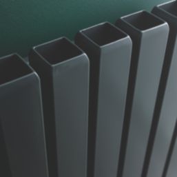 Ximax Erupto Square 1800mm x 285mm 3099BTU Anthracite Vertical Designer Radiator
