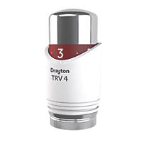 Drayton TRV4 White / Chrome TRV4 Sensing Head