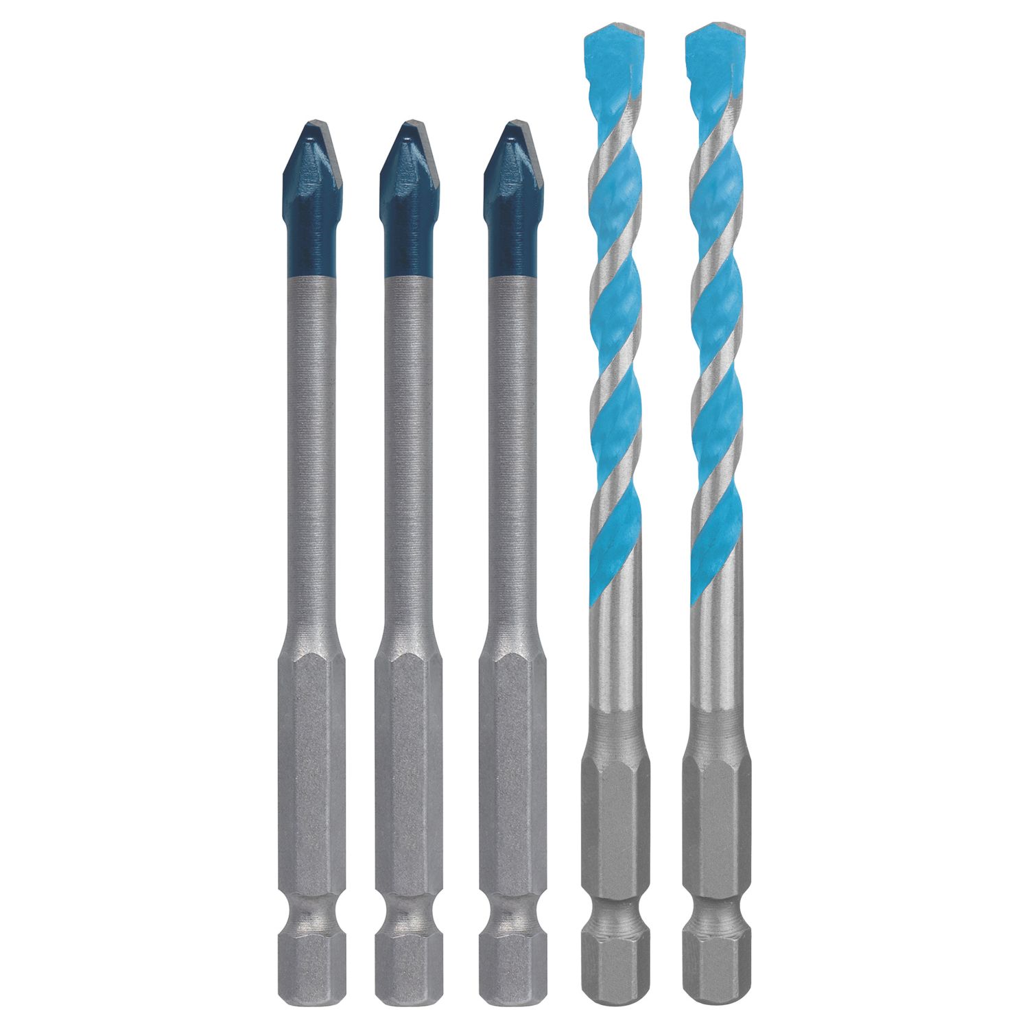 Bosch Expert Ceramic & Multi-Construction Drill Bit Set 5 Pieces (710AK)