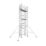 Boss 850 Ladderspan 3T Single Depth Top Grade Aluminium Tower 0.6m x 1.8m x 7.2m
