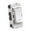Knightsbridge  20AX 2-Way Grid Retractive Switch Module 'Press' Matt White