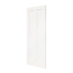 Primed White Wooden 2-Panel Shaker Internal Door 1981mm x 610mm