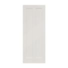 Primed White Wooden 2-Panel Shaker Internal Door 1981mm x 610mm