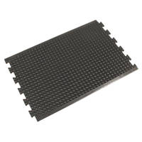 COBA Europe Bubblemat Anti-Fatigue Floor Middle Mat Black 0.9 x 0.6m