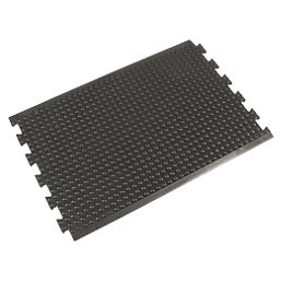 COBA Europe Bubblemat Anti-Fatigue Floor Middle Mat Black 0.9m x 0.6m x 14mm