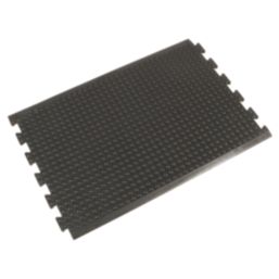 COBA Bubblemat Anti-Fatigue Floor Middle Mat Black 0.9m x 0.6m x 14mm
