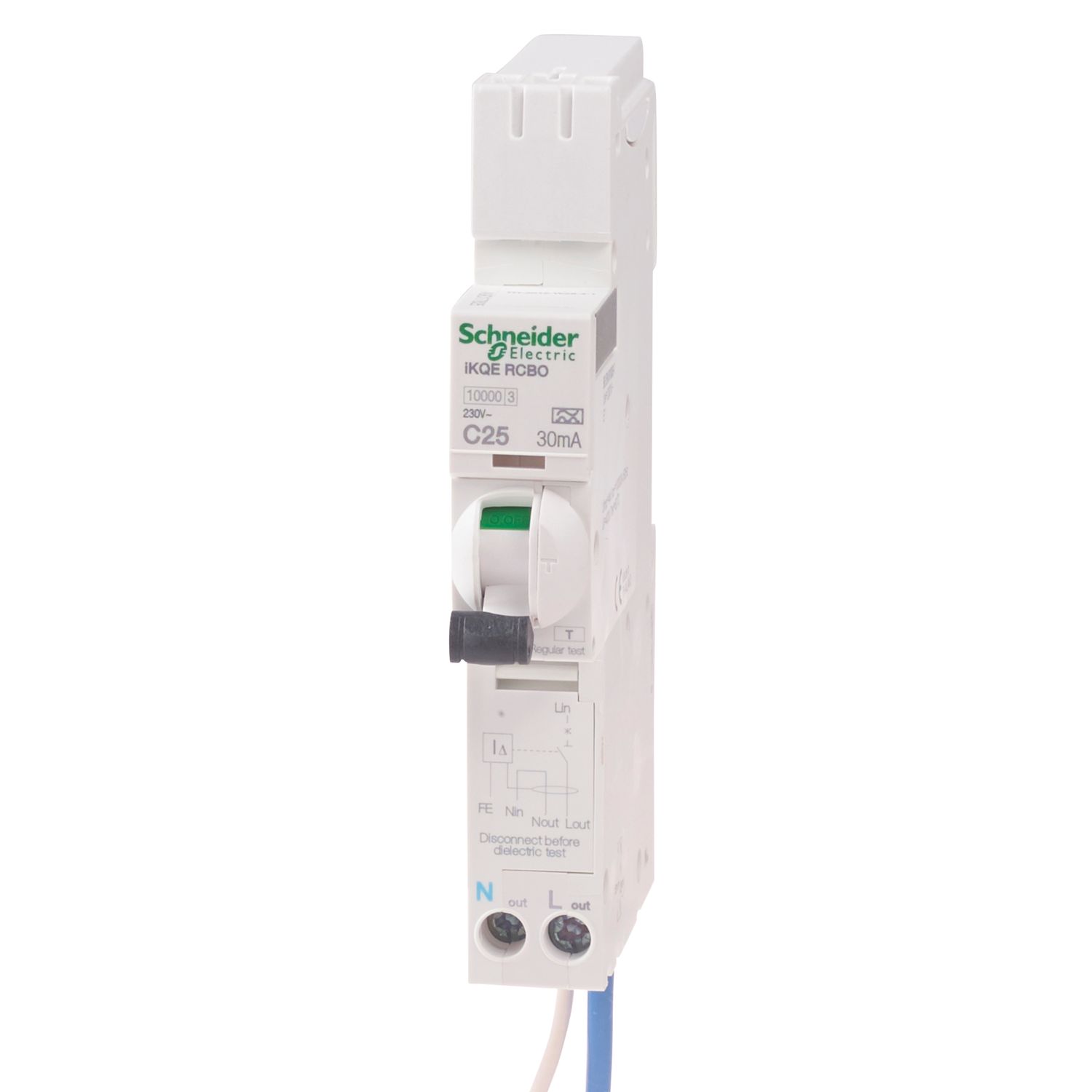Schneider Electric iKQ 25A 30mA Type A SP & N C Curve RCBOs (710HV)