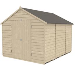 Forest  8' x 10' (Nominal) Apex Overlap Timber Shed with Assembly