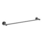 Bristan  Round Towel Rail Gun Metal Grey 595mm x 72mm x 48mm