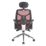 Nautilus Designs Polaris High Back Executive Chair Red