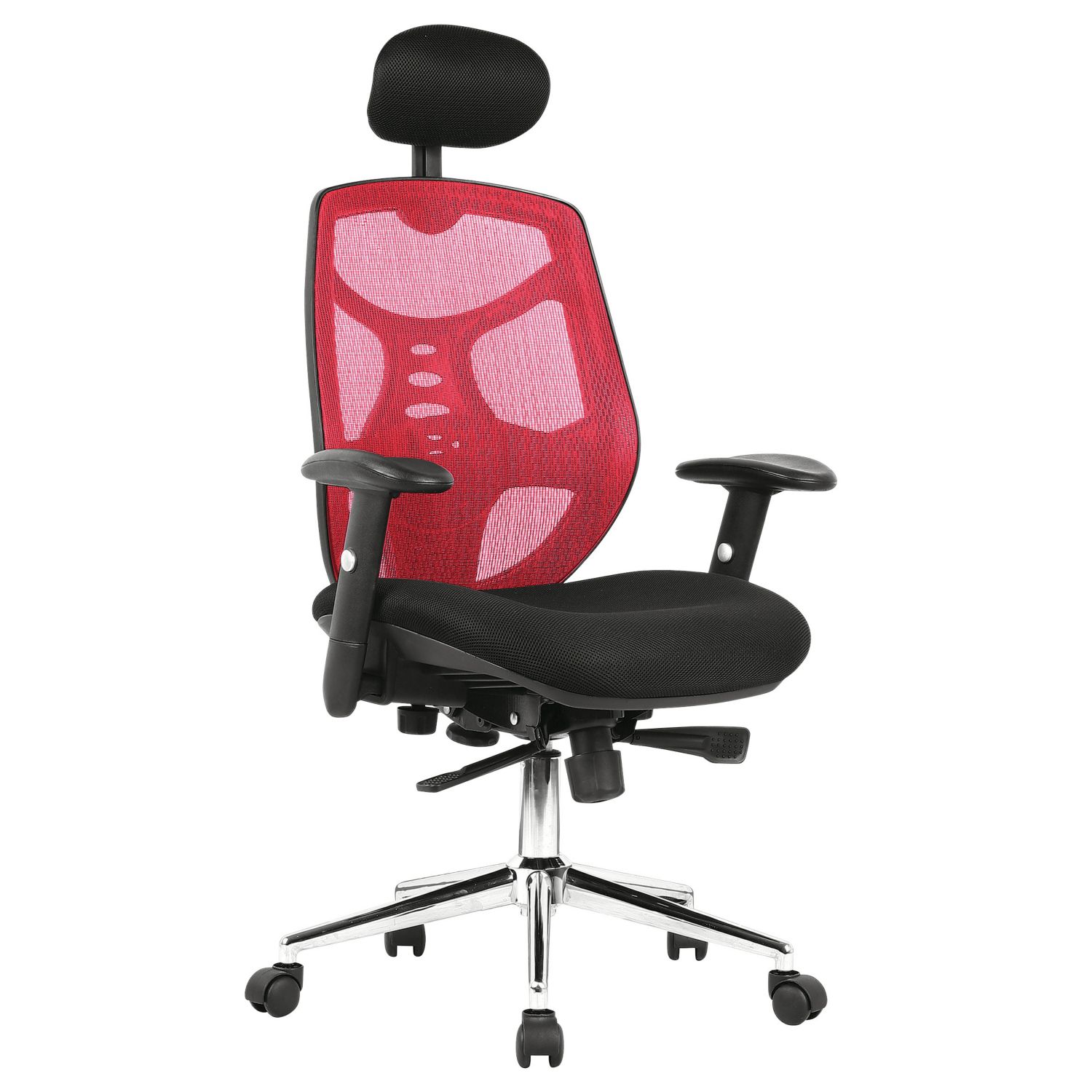 Nautilus Designs Polaris High Back Executive Chair Red (710PK)