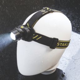 Stanley   LED Head Torch Black & Yellow 300lm