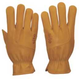 Site Driver Gloves Yellow Large