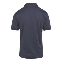 Regatta Navigate Short Sleeve Polo Shirt Navy/Seal Grey Small 37.5" Chest