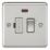 Knightsbridge  13A Switched Fused Spur with LED Brushed Chrome