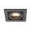 Saxby Xeno Swivel & Tilt Square Recessed 1-Light  Downlight Matt Black