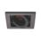 Saxby Xeno Swivel & Tilt Square Recessed 1-Light  Downlight Matt Black