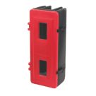 Single Fire Extinguisher Cabinet 320mm x 255mm x 700mm Red/Black