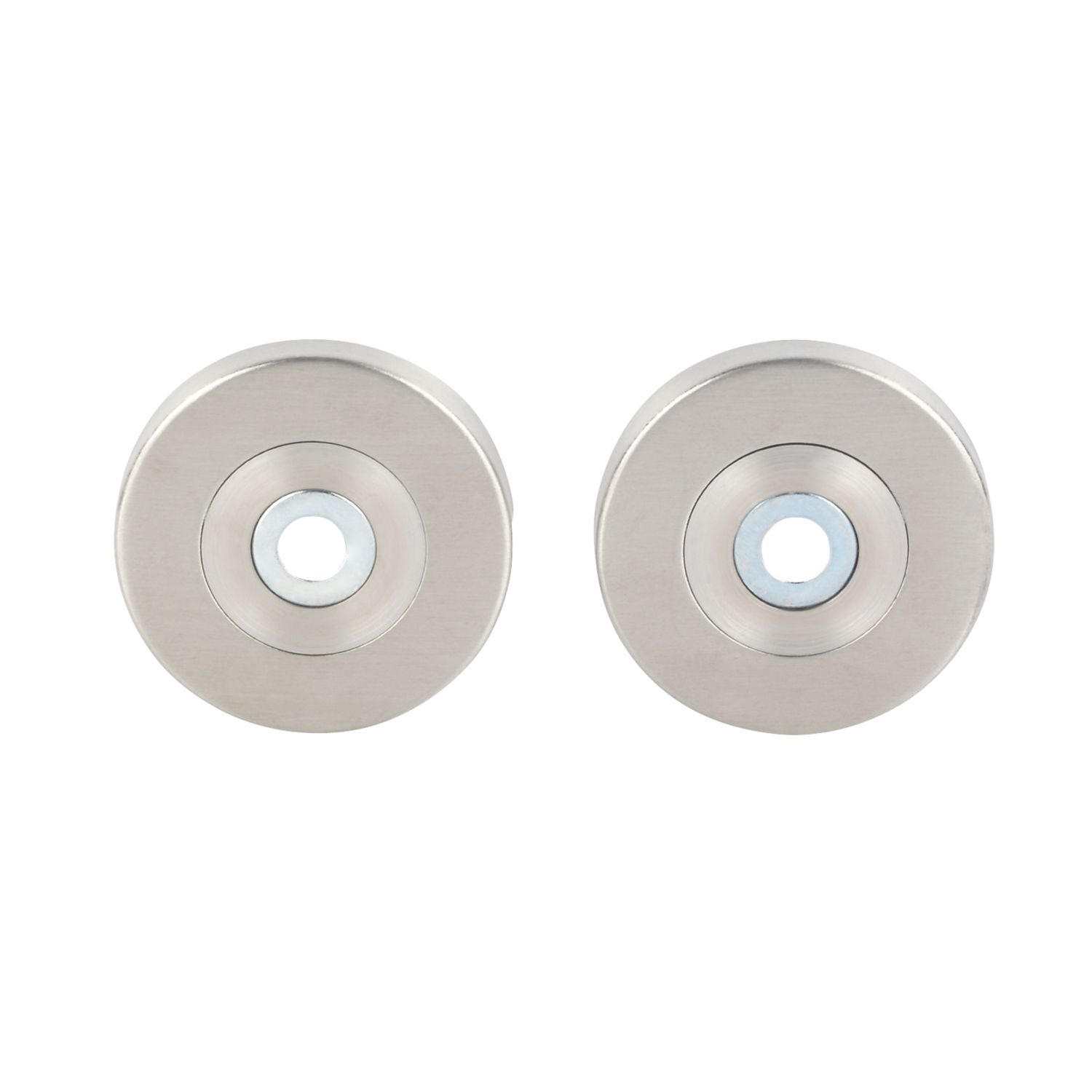 Eurospec Pull Handle Roses Satin Stainless Steel 52mm 2 Pack (7111J)