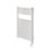 Flomasta 800mm x 500mm 853BTU Chrome Flat Electric Towel Radiator