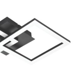 Eglo Paranday-Z LED Smart Ceiling Light Black 21.5W 2500lm