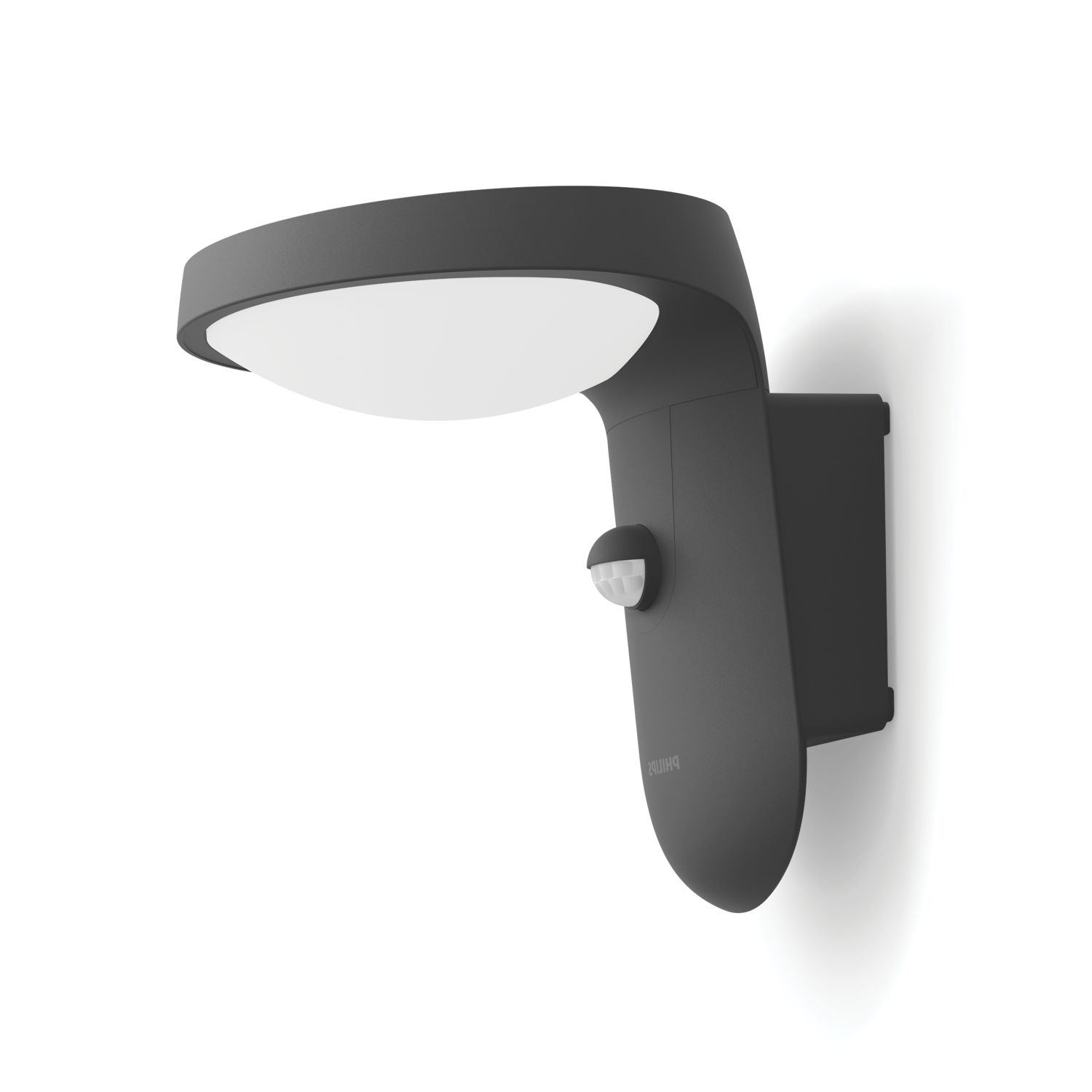 Philips Tyla Outdoor LED Wall Light With PIR Sensor Anthracite 9W 820lm (711JC)