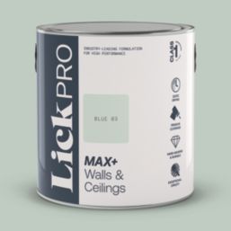 LickPro Max+ 2.5Ltr Blue 03 Matt Emulsion  Paint
