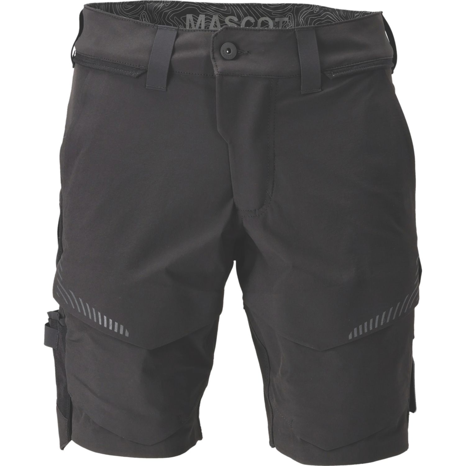 Mascot Customized Work Shorts Black 30.5" W (711KC)