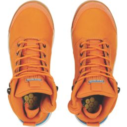 Hard Yakka 3056 PR Size 4 Womens Orange Water-Resistant  Safety Boots