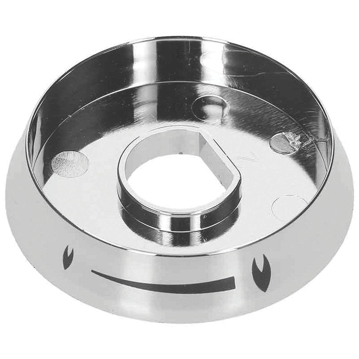 Stoves 083576210 Oven Control Knob Bezel Chrome (711LK)
