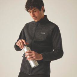 Regatta Harrow Full Zip Fleece Black Marl  4X Large 52-54" Chest