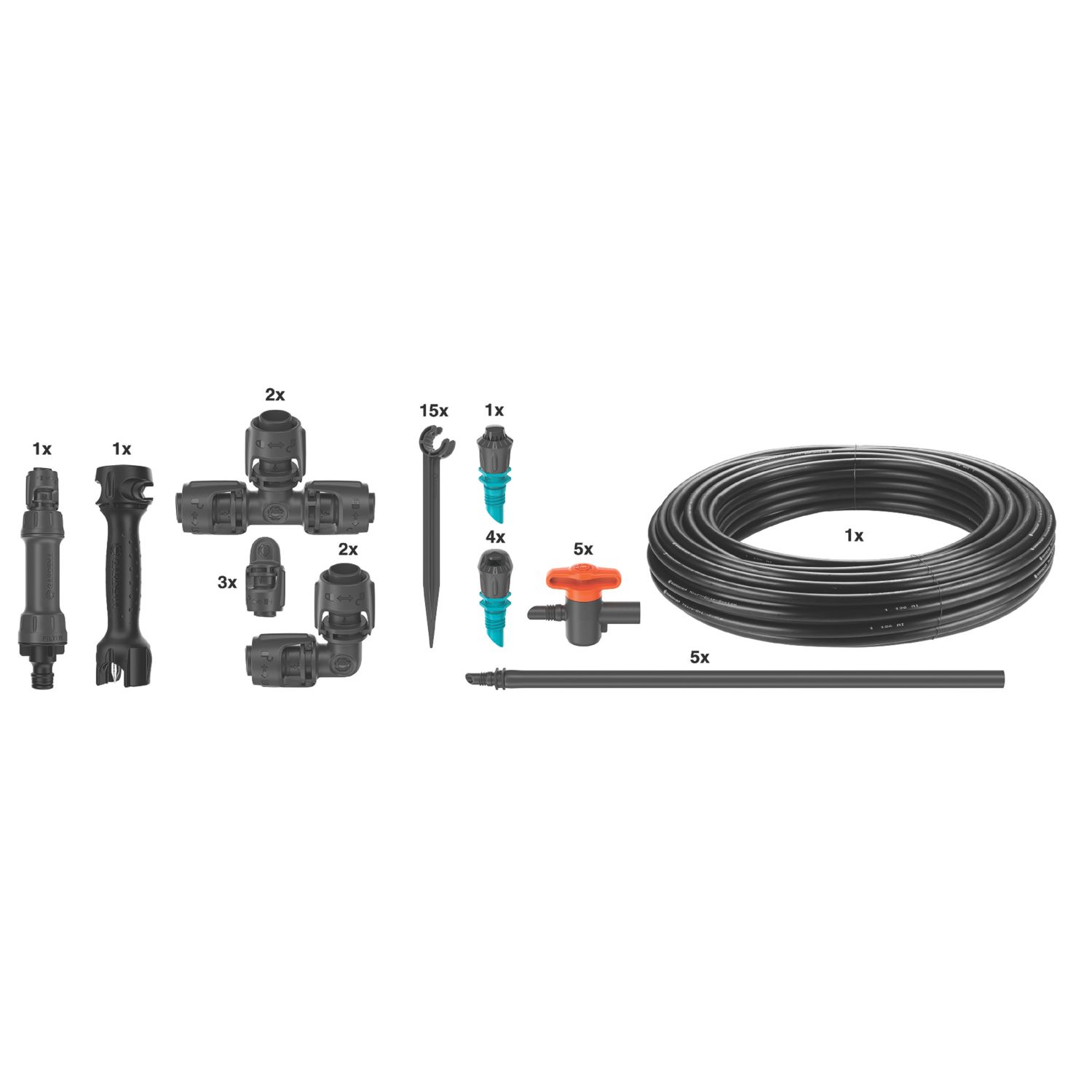 Gardena Micro Irrigation Kit for Vegetables & Flower Patches (711RA)