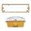 Lexco  Indoor & Outdoor Maintained or Non-Maintained Emergency Rectangular LED Bulkhead Yellow 3.5W 150lm