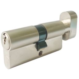 Smith & Locke  6-Pin Cylinder Thumbturn Lock 30-30 (60mm) Satin Nickel