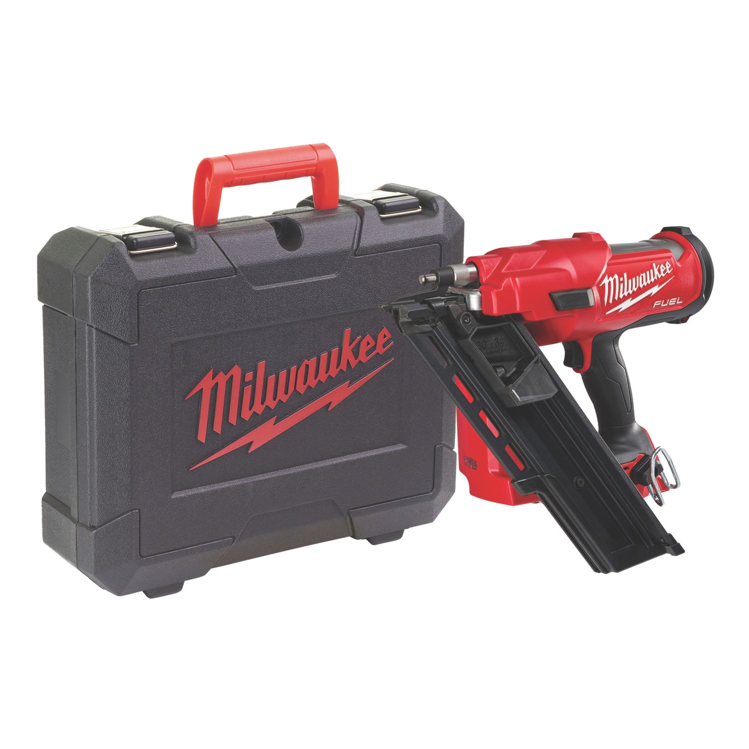 Milwaukee M18FFN-0C 3.3mm 18V Li-Ion RedLithium Brushless First Fix Cordless Nail Gun - Bare (711XH)
