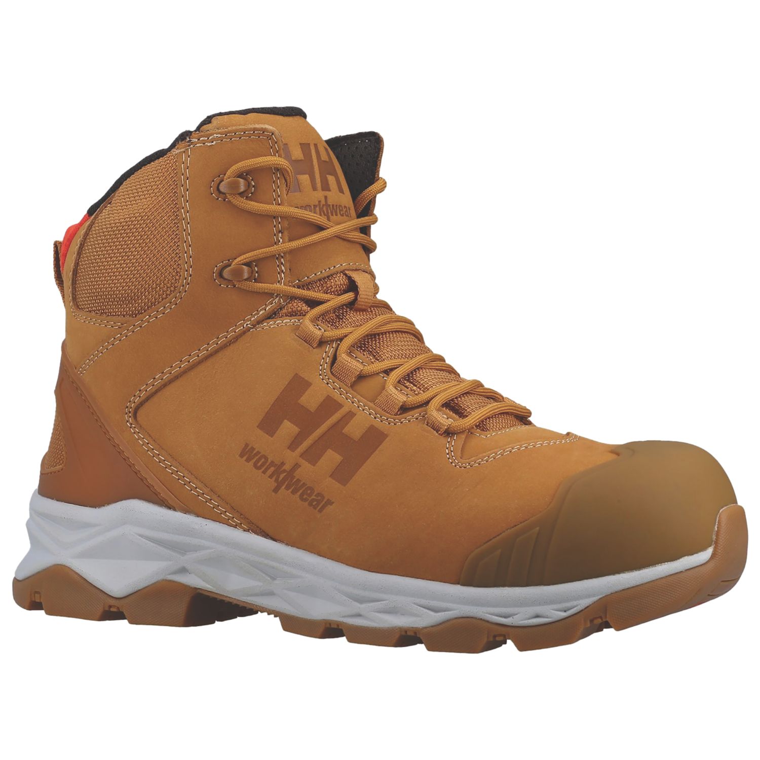 Helly Hansen Oxford Mid S3 Size 4 Light Brown Water-Resistant Safety Boots (711XK)