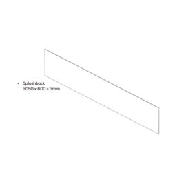 Mariz  Light Concrete Splashback 600mm x 3050mm x 3mm