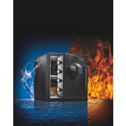 Master Lock LFW123FTC Fire Rated Water-Resistant Electronic Combination Safe 34.8Ltr