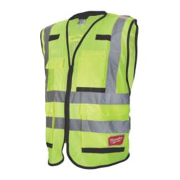 Milwaukee Premium Hi-Vis Vest Yellow 2X Large / 3X Large 46" Chest