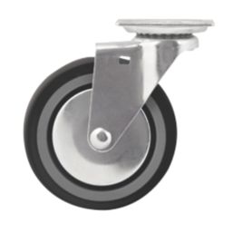 Essentials Heavy Duty TPR Swivel Castor 100mm Grey