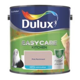 Dulux Easycare 2.5Ltr Pink Parchment Matt Emulsion Kitchen Paint