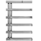 Towelrads 795mm x 500mm 1071BTU Chrome Flat Designer Towel Radiator