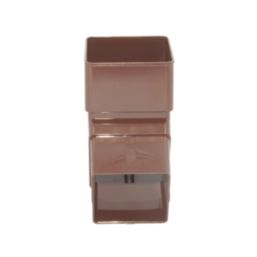 FloPlast  112.5° Square Offset Bend Brown 65mm