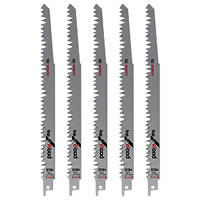 Bosch  S1531L Green Wood Reciprocating Saw Blades 240mm 5 Pack