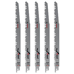 Bosch  S1531L Green Wood Reciprocating Saw Blades 240mm 5 Pack