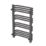 Flomasta U-Shape 760mm x 500mm 1402BTU Anthracite Vertical Designer Radiator